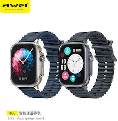 Awei H88 Smartwatch with Heart Rate Monitor (Black)