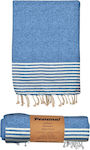 Summertiempo Blue Beach Towel 180x90cm
