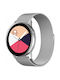Spacecase Armband Rostfreier Stahl Silber (Galaxy Watch (46mm) / Gear S3)