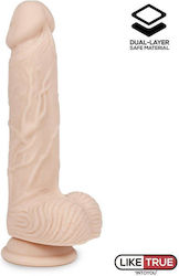 IntoYou Ρεαλιστικό Dildo με Βεντούζα Λευκό
