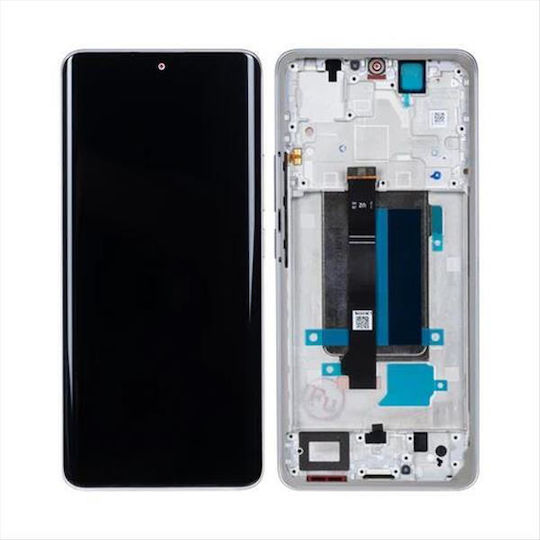 Xiaomi O ecran cu Mecanism Tactil și Cadru pentru Xiaomi Redmi Note 13 Pro Plus (Alb)