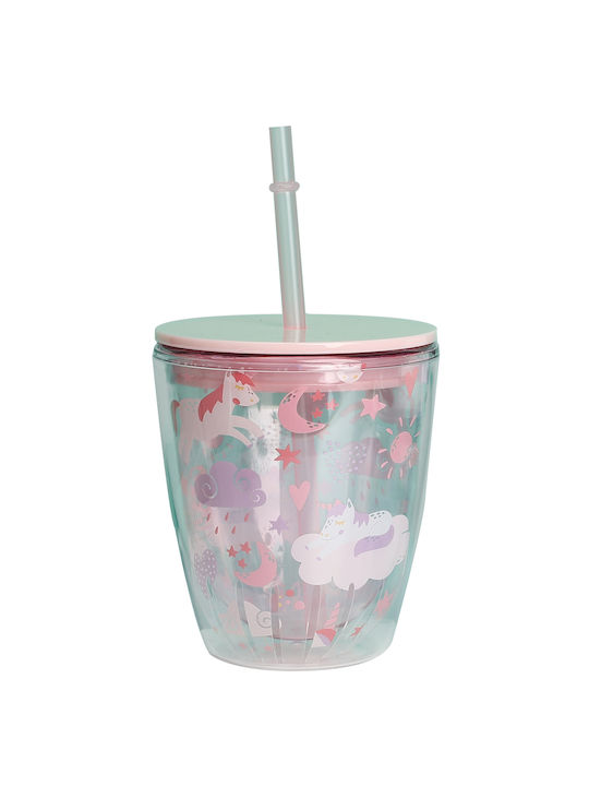 Tpster Glass Water made of Plastic in Green Col...
