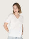 Indi & Cold Damen T-Shirt Weiß