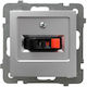 Ospel Socket Speakers in Silver color GG-1G m 18