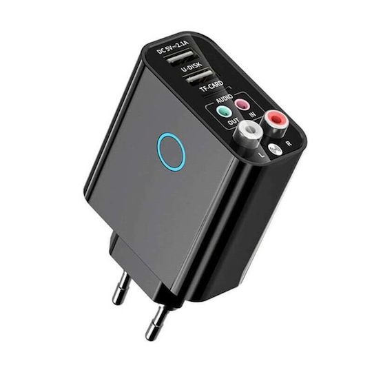 Andowl v5 Bluetooth 5 Empfänger mit Ausgangsanschlüssen USB / RCA / 3,5 mm Klinke