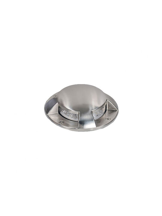 DIL Spot De Podea LED 1.6W Cu Lumină Alb Cald IP54 Alb