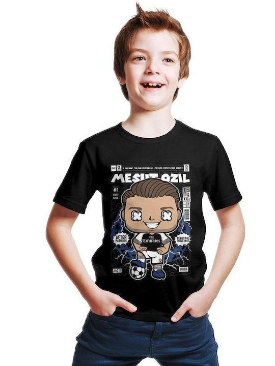 Pop Culture Kids T-shirt Black Mesut Ozil