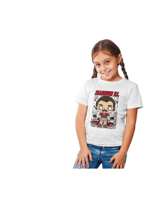 Pop Culture Kids T-shirt White Magnum PI