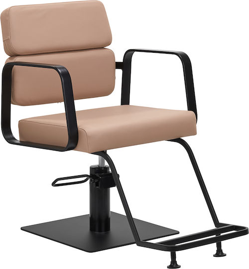 Activeshop Καρέκλα Ηairdresser Schwarz mit verstellbarer Höhe