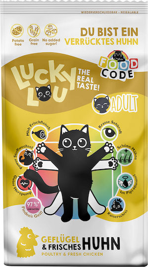 Lucky Lou Food Code Adult Poultry & Fresh Chicken 750gr