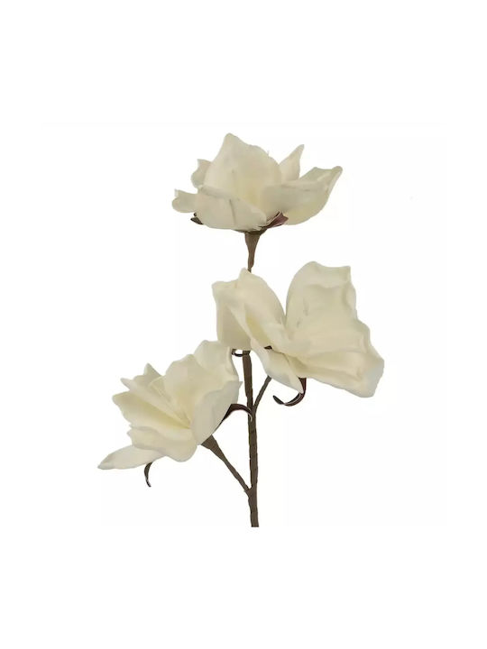 Ramură Decorativă Artificială White 85cm 1buc