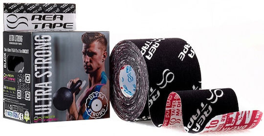 Rea Tape Ultra Strong Benzila de kinetoterapie 500 x 5cm Negru