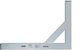 Slowik Carpenters Angle Ruler Aluminum Length 50cm