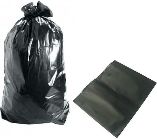 Eydoro Müllbeutel Verstärkt pro Kilogramm (10kg) für Bauschutt 80x110cm Schwarze