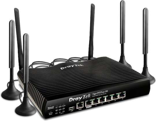 Draytek Vigor 2927Lax-5G Tragbarer 5G Router Wi-Fi 6 mit 5 Gigabit-Ports