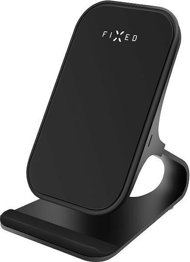 Fixed Kabelloses Ladegerät (Qi Pad) und Kabel USB-C 15W Schwarzς