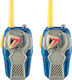eKids Jurrasic World FRS Deluxe Walkie Talkies Blue-Grey For 3+ Years 2pcs