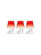 Fatboy Mini Cappies Rotund Abajur Red Mist cu Diametru 11.2cm 3buc