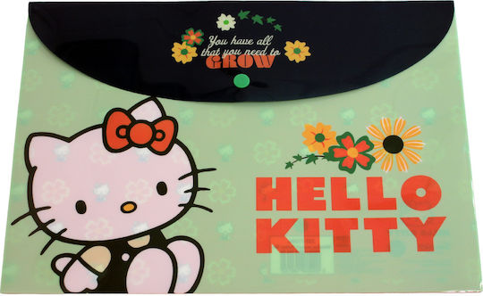 Gim Ordner mit Schaltfläche für Papier A4 Hello Kitty