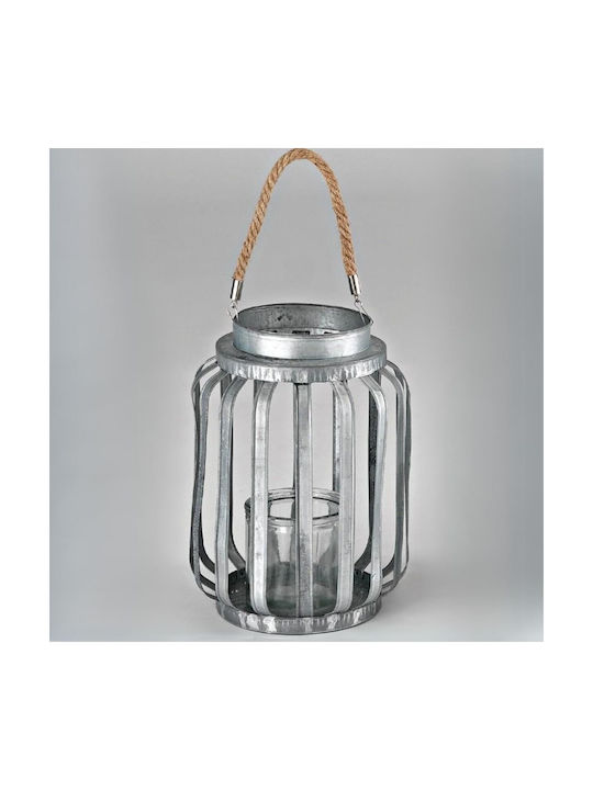 Metallic Lantern Silver