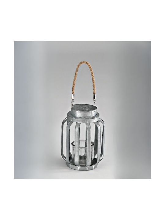 Metallic Lantern Silver