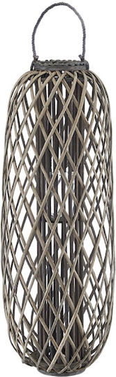 Palma Emporio Floortop Wooden Lantern Brown