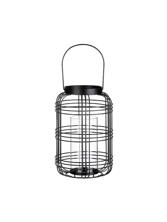 ArteLibre Metallic Lantern Black