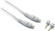 Optical Audio Cable TOS male - TOS male Λευκό 5m (G&BL-061072)