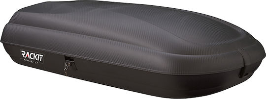 Μπαγκαζιέρα Οροφής Αυτοκινήτου Rackit 320lt Carbon Μονό Άνοιγμα