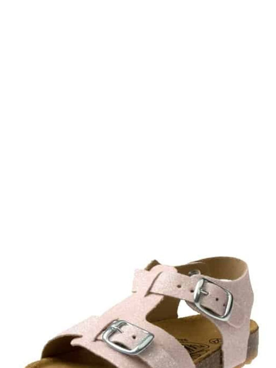 Plakton Kinder Sandalen Glitter Rosa