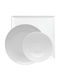 Lubiana White Porcelain Dinnerware Set 20pcs