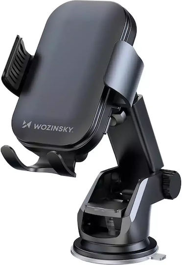 Wozinsky Suport Auto pentru Telefon cu cârlige reglabile și Încărcare Wireless Neagră