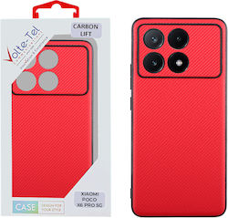 Volte-Tel Carbon Lift Back Cover Silicon Roșu (...