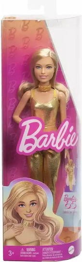 Barbie Fashionistas Doll Fashionistas 222, with Gold Jumpsuit and Blonde Hair for 3+ years+ Years