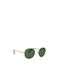 Hawkers Moma Sunglasses with Gold Metal Frame and Gold Polarized Lens