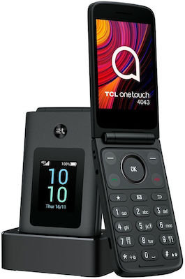 TCL One Touch 4043 Dual SIM Mobile Phone with Buttons Gray