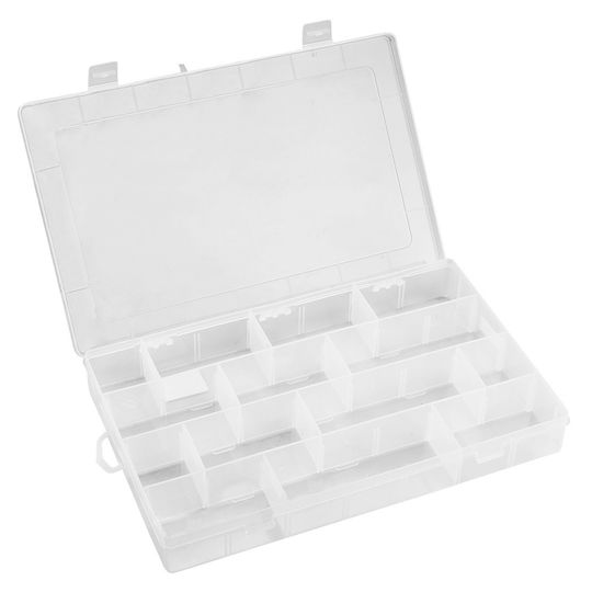 Topex Tool Compartment Organiser Transparent 35x22.8x4.9cm