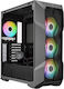 CoolerMaster TD500 MAX Gaming Midi Tower Computer Case with Side Window and RGB Lighting Gun Metal