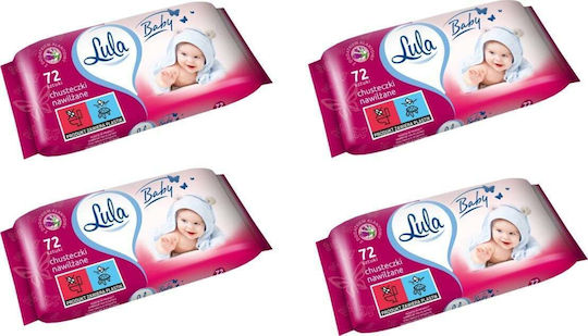 Stella Lula Wet Babytücher ohne Alkohol 4x72Stk
