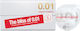 Sagami Προφυλακτικά Sagami Original 0.01 5's Pack Pu 5τμχ Λεπτά για Φυσική Αίσθηση Natural