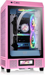 Thermaltake The Tower 200 Snow Mini Chassis Jocuri Mini tower Cutie de calculator Bubble Pink