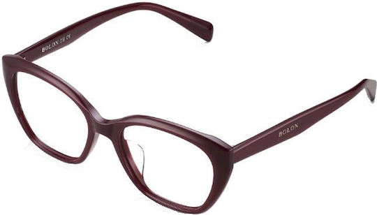 Bolon Rame Ochelari Pentru Femei Acetat Burgundy BJ3190B30