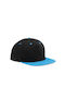 Beechfield 5 Panel Snapback Cap Black