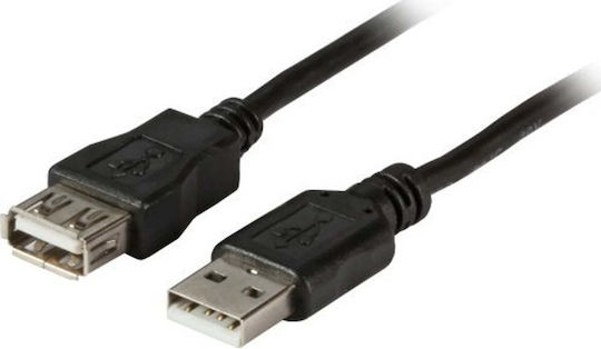 EFB Магнитен USB 2.0 до микро USB кабел Черен 5м (K5248SW.5V2) 1бр