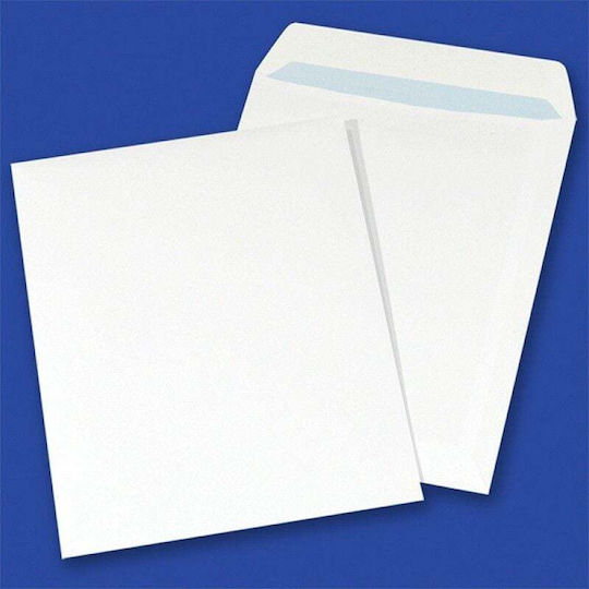 Office Products Set de plicuri Corespondență A4 cu Autocolant 250buc 25x35.3cm în Alb Culoare