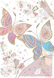Greeting Card 6cm in Gold Color