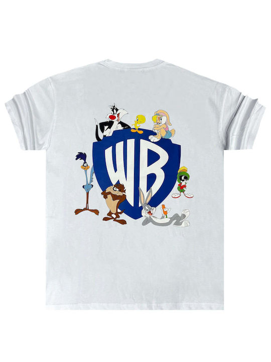 Gang Clothing Warner Bros Tunes T-shirt Λευκό Βαμβακερό