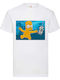 Fruit of the Loom The Simpsons Family The Nirvana Baby Bart Μπλούζα Nirvana Λευκή Βαμβακερή