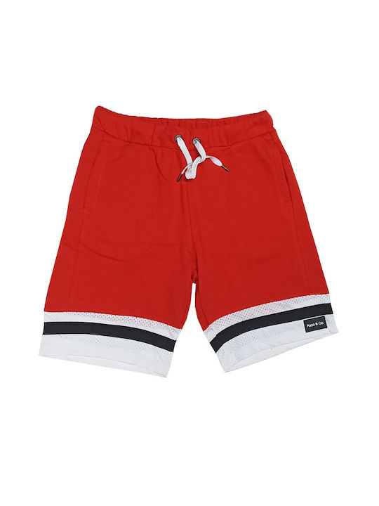 Paco & Co Pantaloni scurți sport bărbați Red