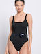 BodyTalk Costum de baie sport întreg Black